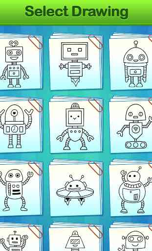 Color Robots - Robot Coloring for Kids 2