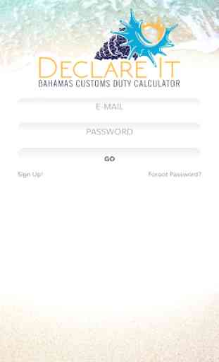 DeclareIt - Bahamas Customs Duty Calculator 1