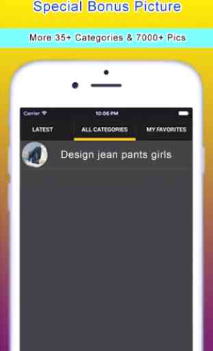 Design jean pants ragazza 2