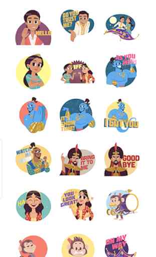 Disney Stickers: Aladdin 1