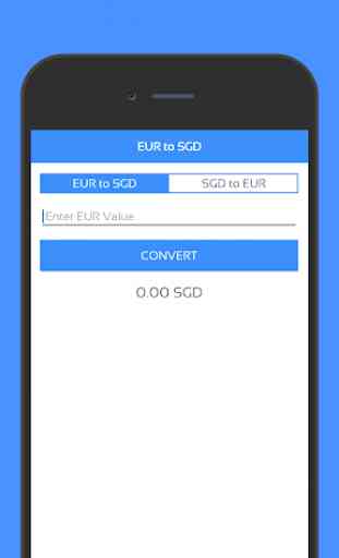 EUR and SGD Currency Converter 1