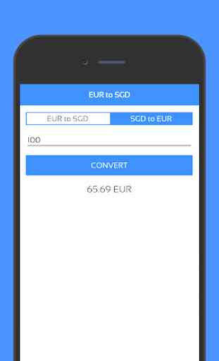 EUR and SGD Currency Converter 3