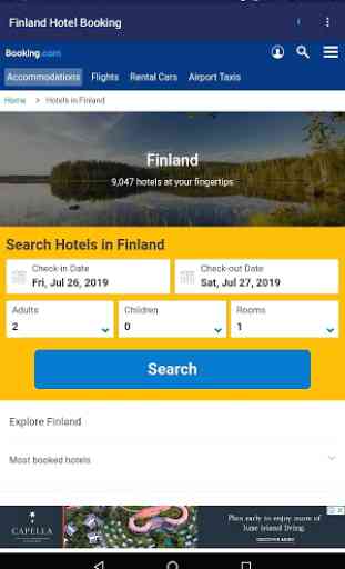 Finland Hotel Booking 4