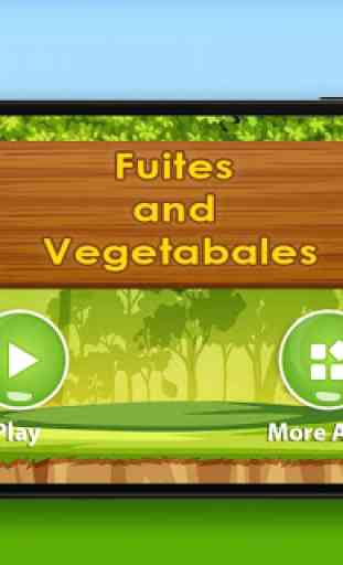 Fruits and vegetables for kids - learn fast & free 1