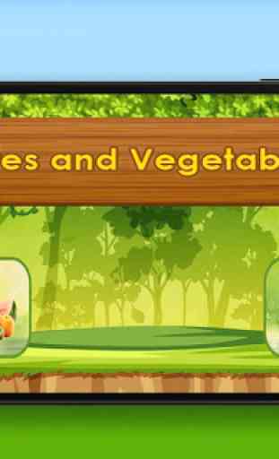 Fruits and vegetables for kids - learn fast & free 2