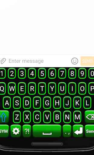 Green Neon Keyboard 2