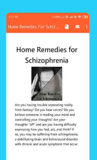 Home Remedies For Schizophrenia 2