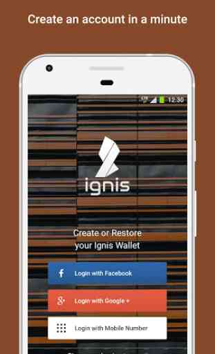 Ignis Wallet. Send & Receive the coin－Freewallet 1