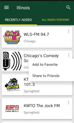 Illinois Radio Stations - USA 1