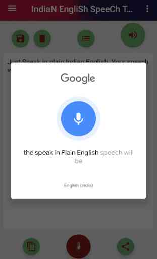 Indian English Speech To Text ~Speak As Indian] 1