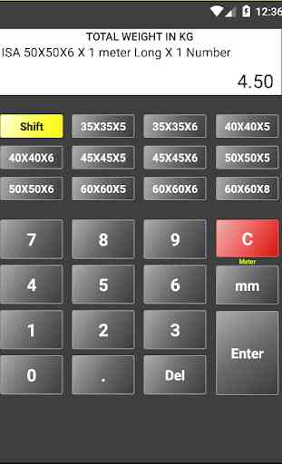 IS Steel Table Calculator 4