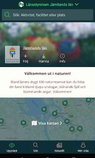 Jämtlands Naturkarta 1