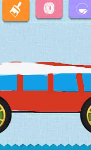 Kids Bus & Vehicles Coloring Drawing Games Book 3