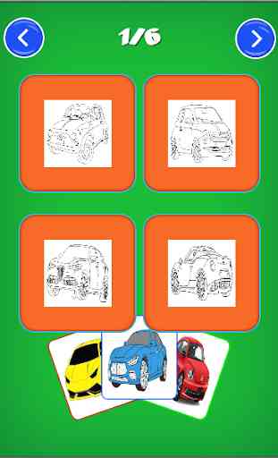 Libro da colorare di auto italiane per bambini 1