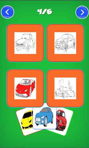Libro da colorare di auto italiane per bambini 2