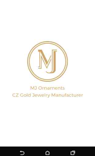 MJ Ornaments - CZ Gold Jewellery Manufacturer App 1