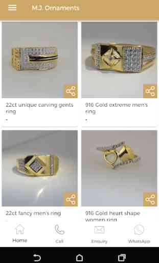 MJ Ornaments - CZ Gold Jewellery Manufacturer App 2