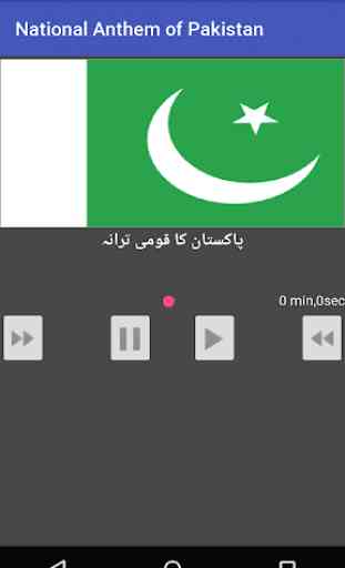 National Anthem of Pakistan 1