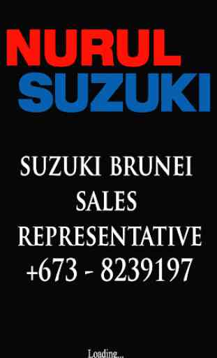 NurulSuzuki: Suzuki Brunei Sales Representative 1