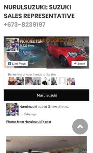 NurulSuzuki: Suzuki Brunei Sales Representative 3