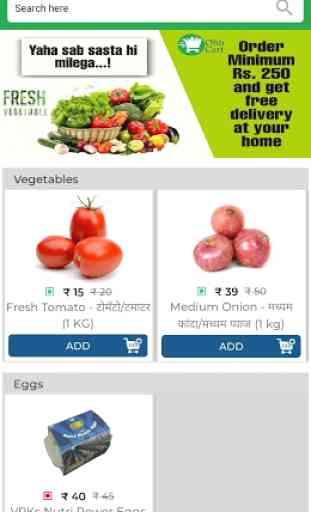Ohh Cart: Order Fresh Vegetables & Fruits Online 2