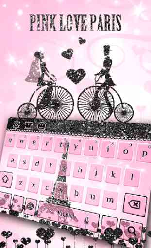 Pink Love Paris Keyboard 1