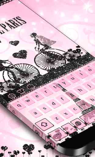 Pink Love Paris Keyboard 2