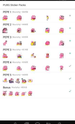 Pink Pepe Stickers - WAStickerApps 2
