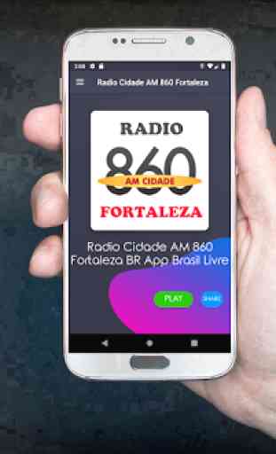 Radio Cidade AM 860 Fortaleza BR App Brasil Livre 1
