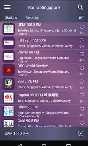 Radio Singapore - Radio FM Singapore 2