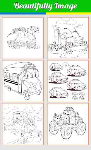Russian Cars Coloring Book For Kids 2