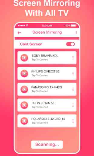 Screen Mirroring: Connect Mobile to TV 2