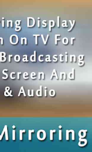 Screen Mirroring For TV : Mobile Screen For TV 1