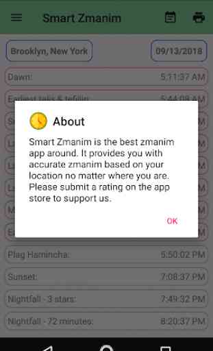 Smart Zmanim 4