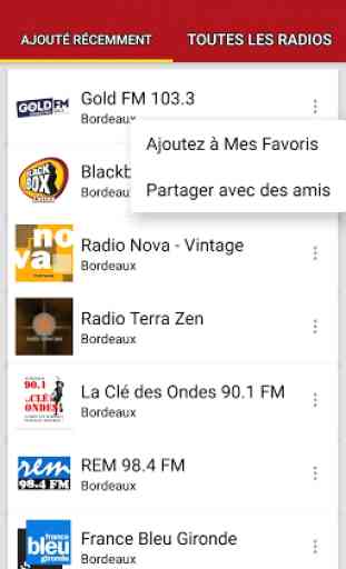 Stations Radio de Bordeaux - France 2