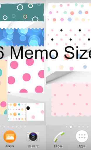 Sticky Memo Notepad *Dots* 4 Free 1