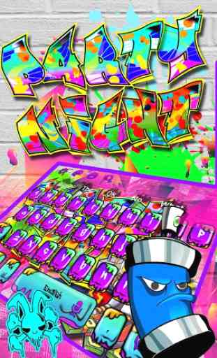 Street Graffiti Keyboard Theme 1
