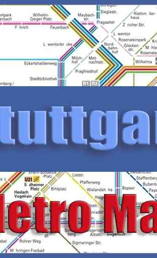 Stuttgart Metro Map Offline 1