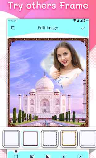 Taj Mahal Photo Frames Editor 2