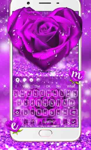 Tastiera Purple Rose 1