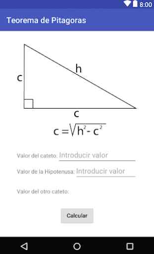 Teorema de Pitágoras 2