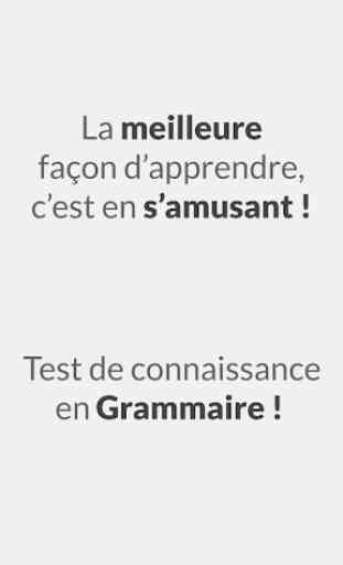 Test et Questionnaire en Grammaire 3
