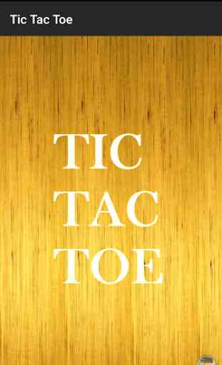 Tic Tac Toe Game 1