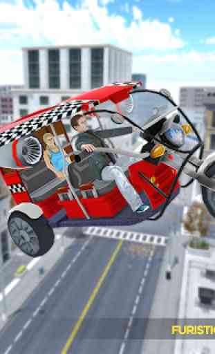 Tuk Tuk Taxi Driver - Flying Rickshaw Simulator 3