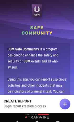 UBM Safe Community 1