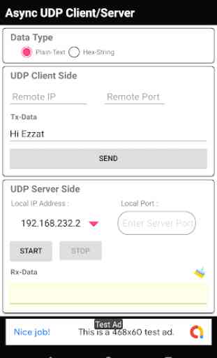 UDP Async Client/Server 1