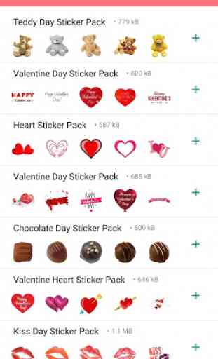 Valentine Day Stickers for Whatsapp - Love Sticker 2