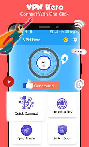VPN Hero - VPN Free Unlimited - Phone Booster 1