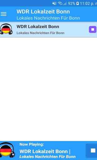 WDR Lokalzeit Bonn Radio App DE Kostenlos Online 1