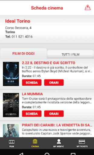 Webtic Ideal Cityplex Torino Cinema 1